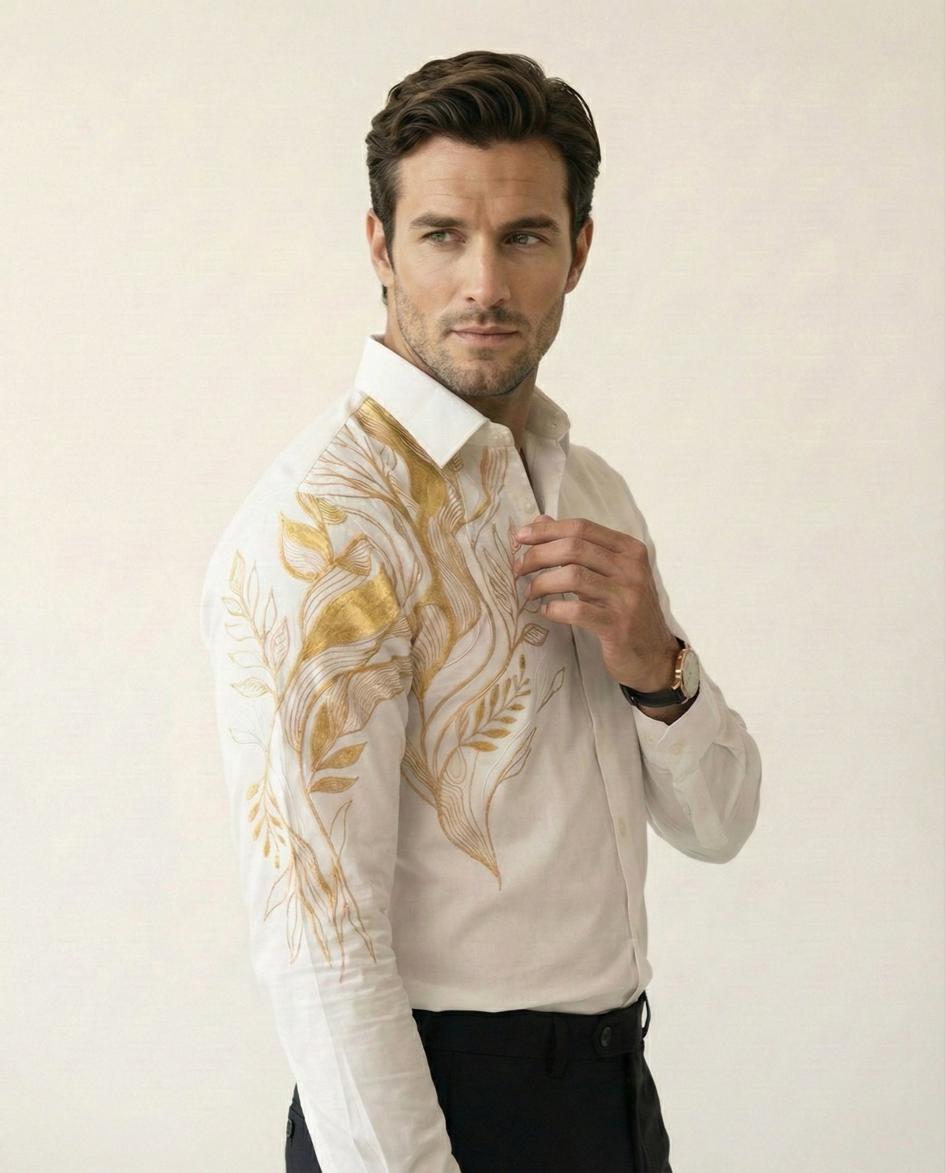 Aurea Silva Hand-Painted Shirt