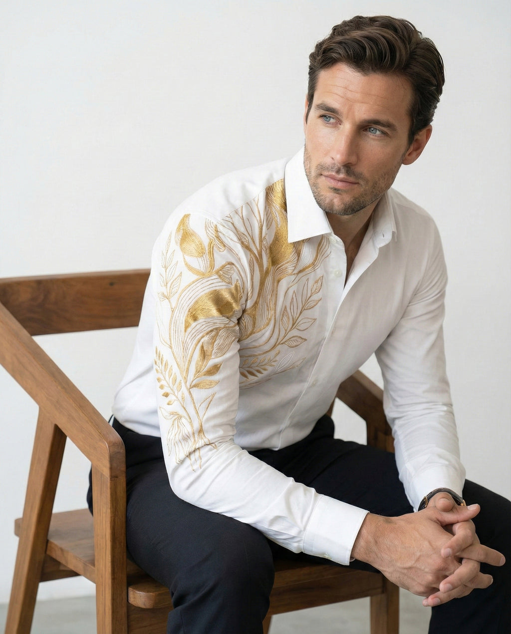 Aurea Silva Hand-Painted Shirt
