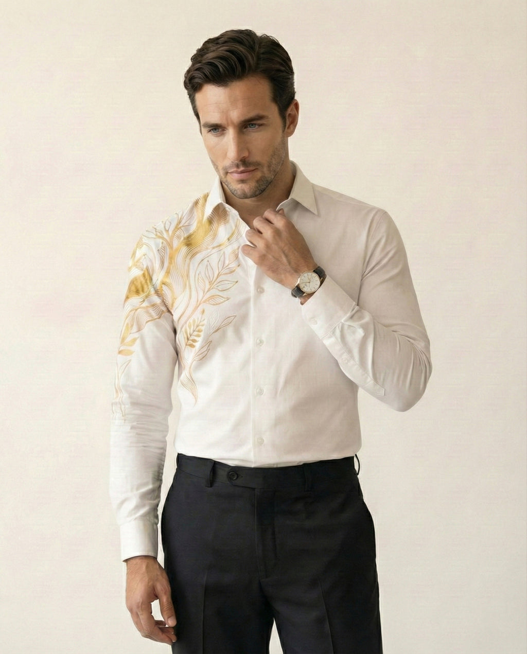 Aurea Silva Hand-Painted Shirt