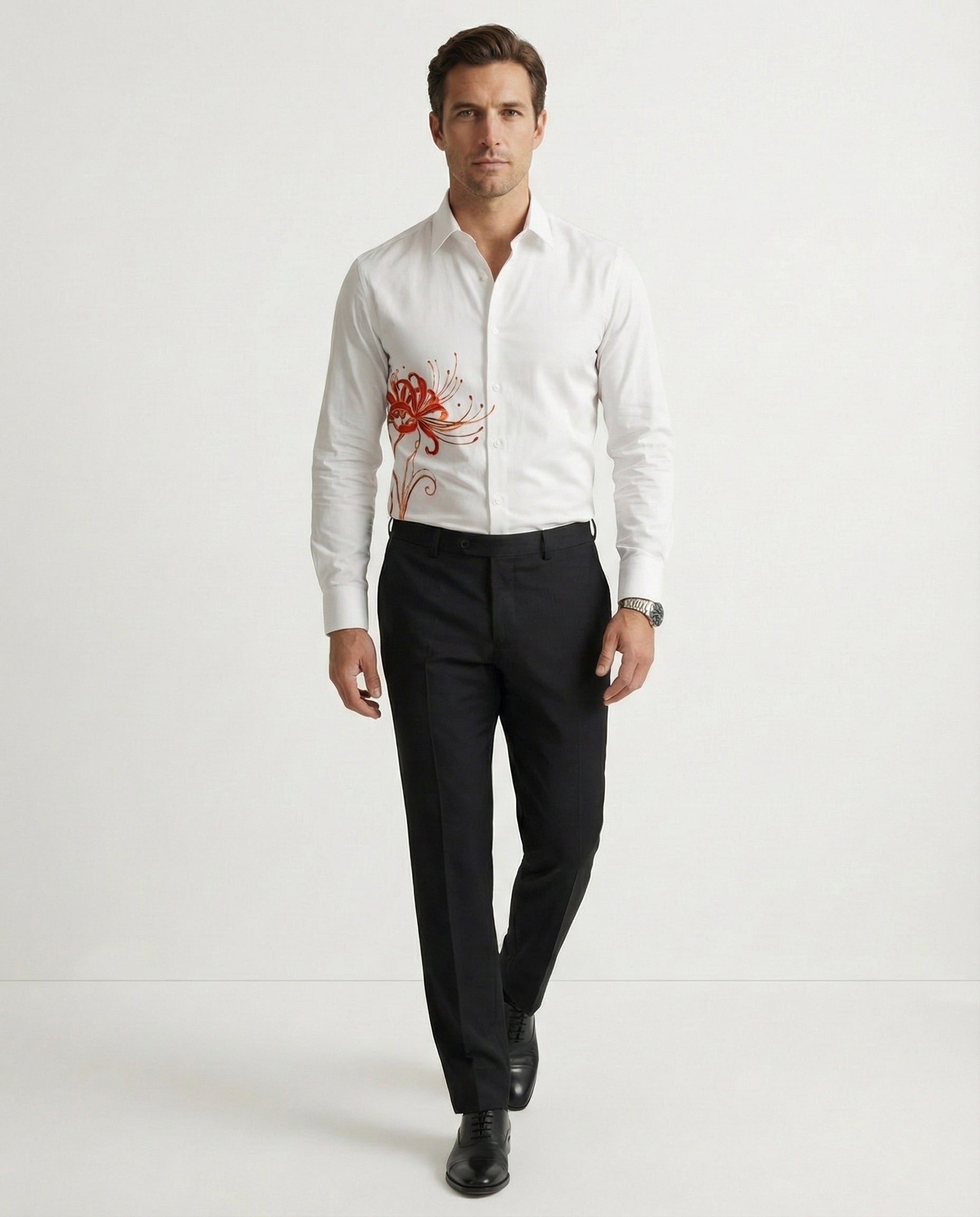 Rakta Kusuma Hand-Painted Shirt