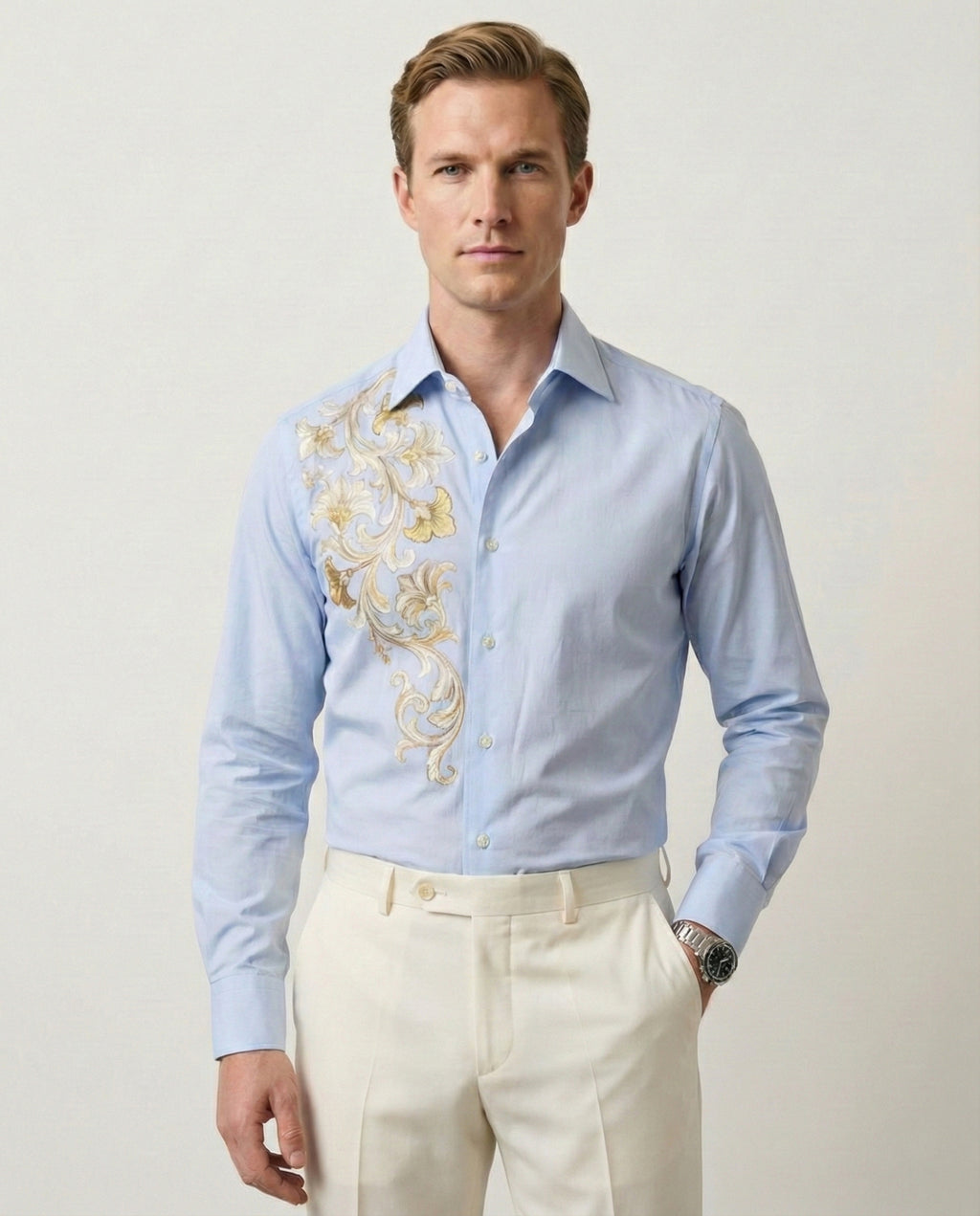 Caelum Regale Hand-Painted Shirt