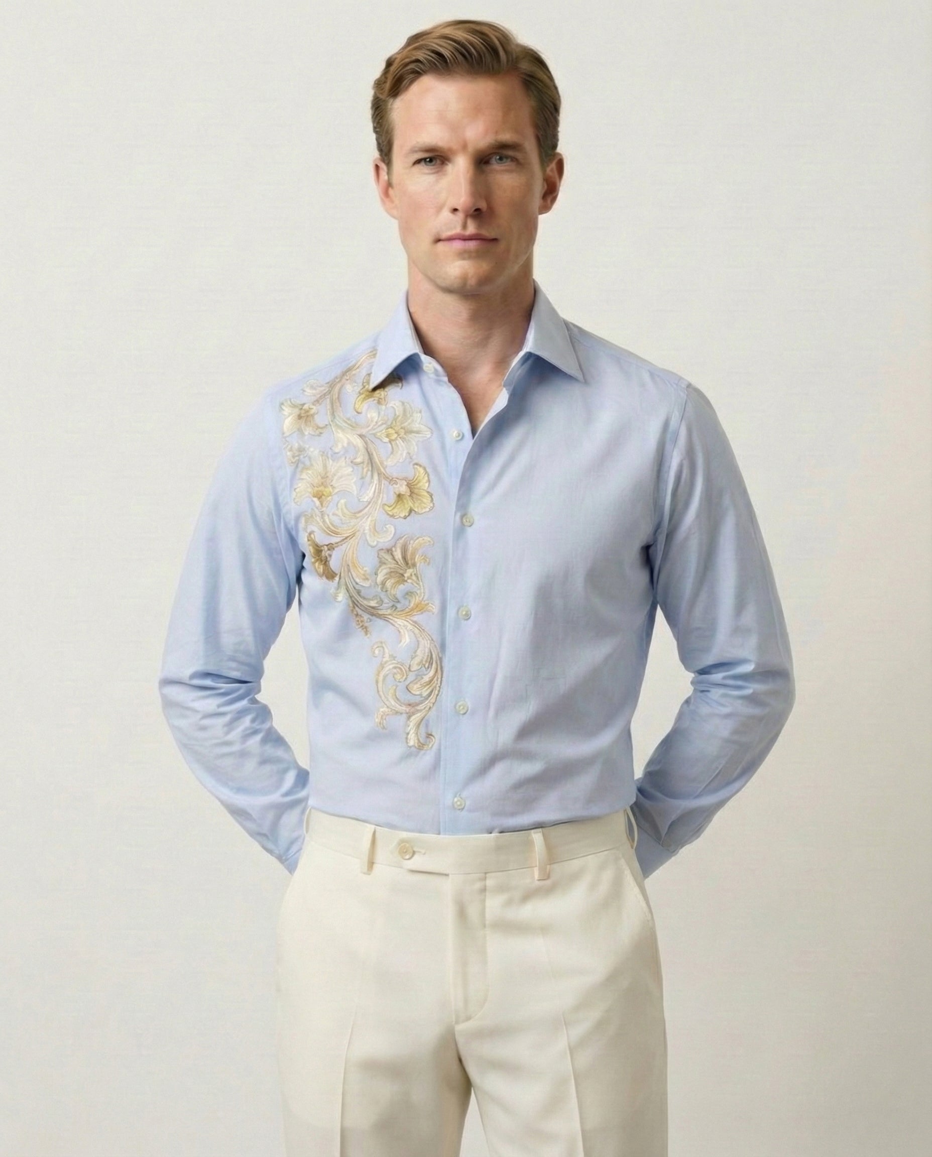 Caelum Regale Hand-Painted Shirt