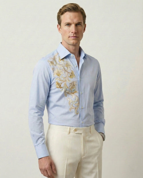 Caelum Regale Hand-Painted Shirt