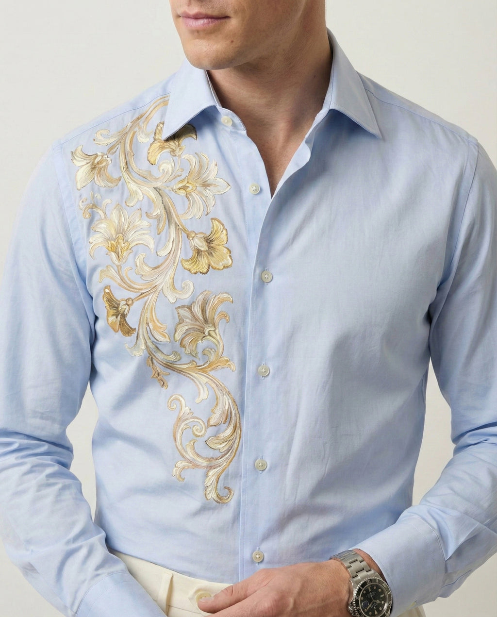 Caelum Regale Hand-Painted Shirt