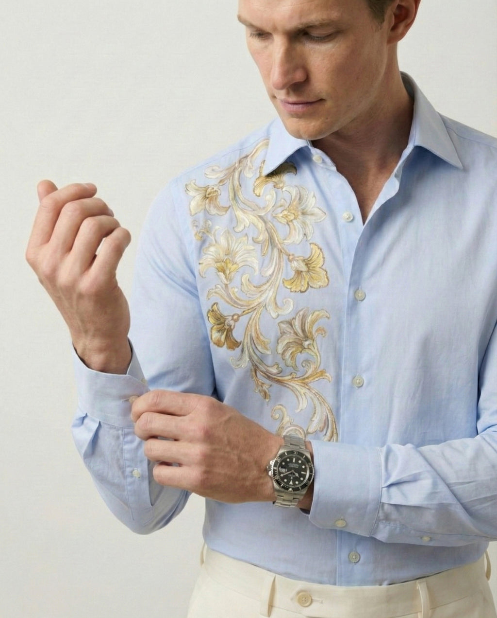 Caelum Regale Hand-Painted Shirt