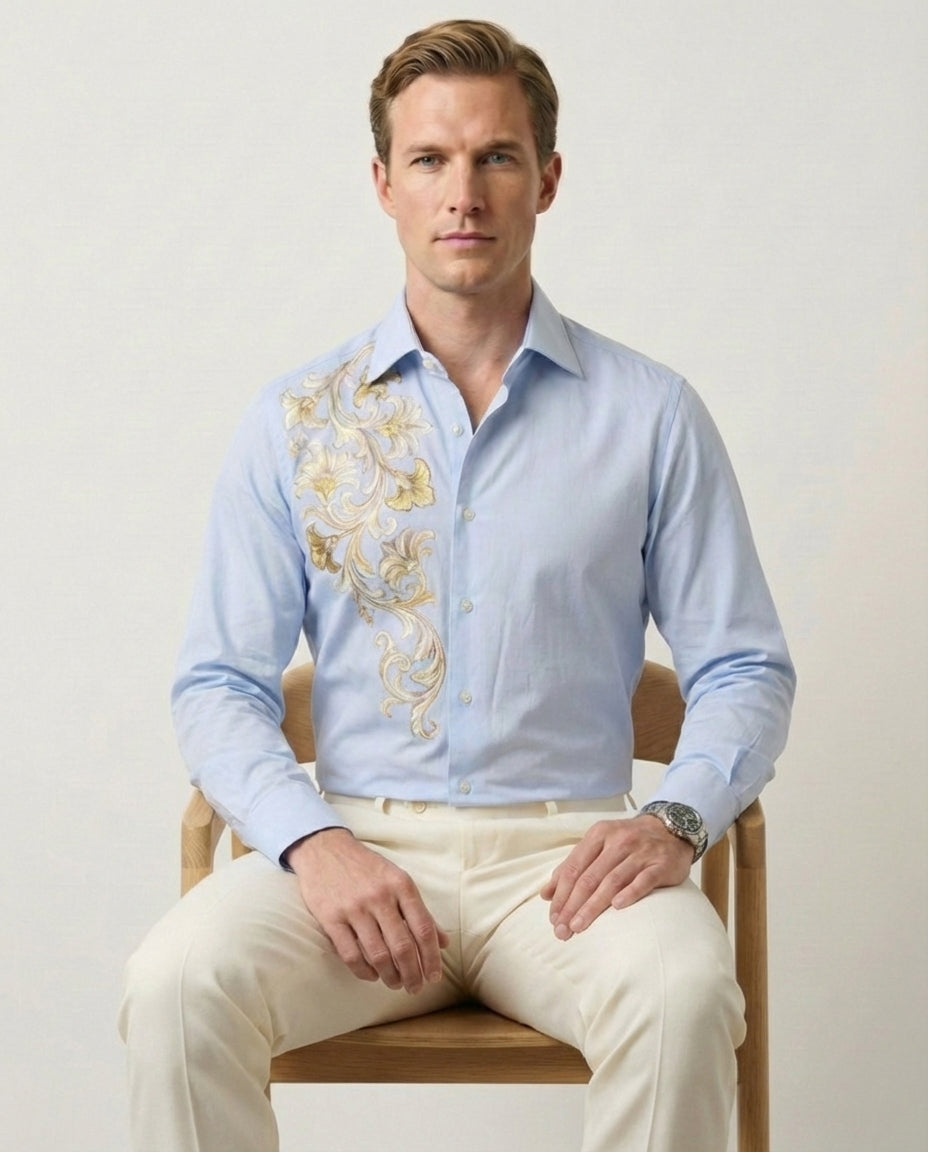 Caelum Regale Hand-Painted Shirt