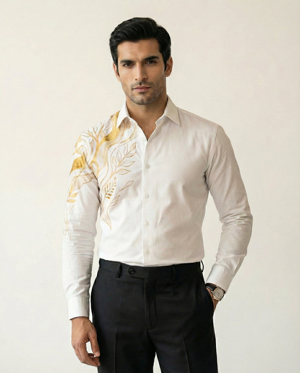 Aurea Silva Hand-Painted Shirt