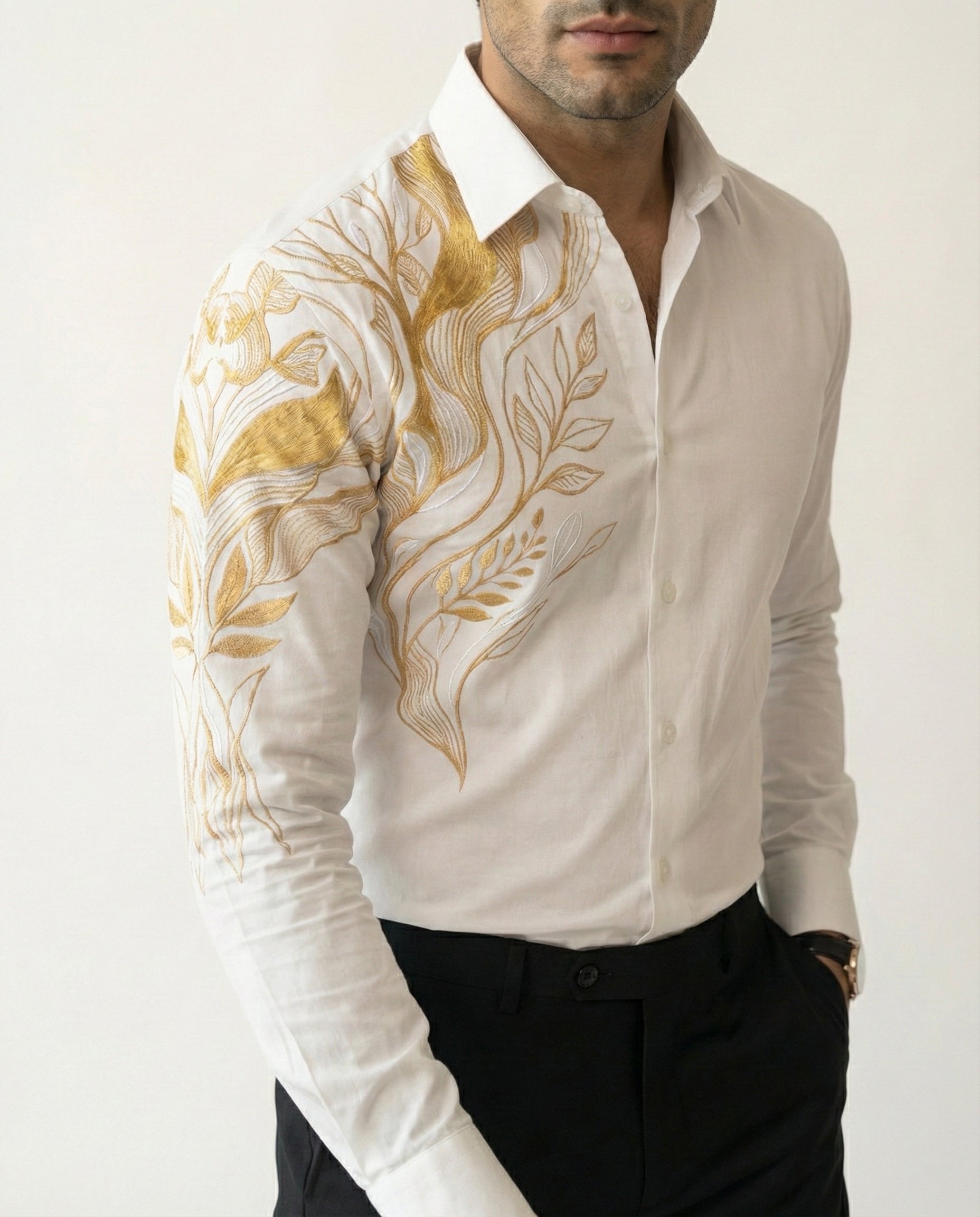 Aurea Silva Hand-Painted Shirt