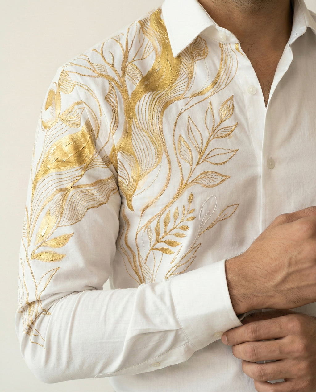 Aurea Silva Hand-Painted Shirt