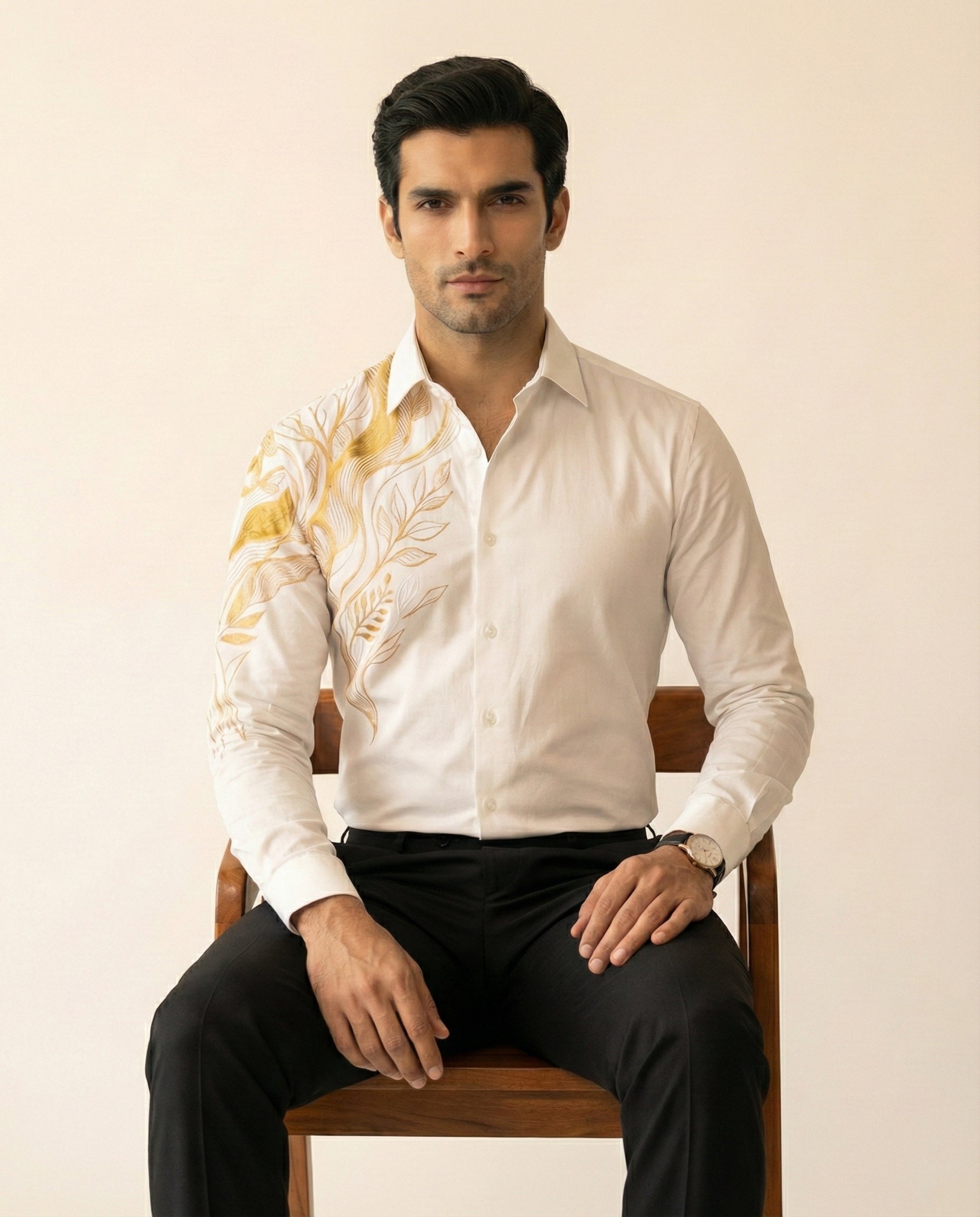 Aurea Silva Hand-Painted Shirt