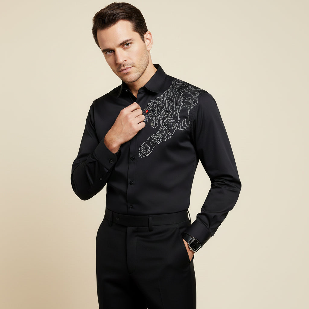 Krodha Vyaghra Hand-Painted Shirt