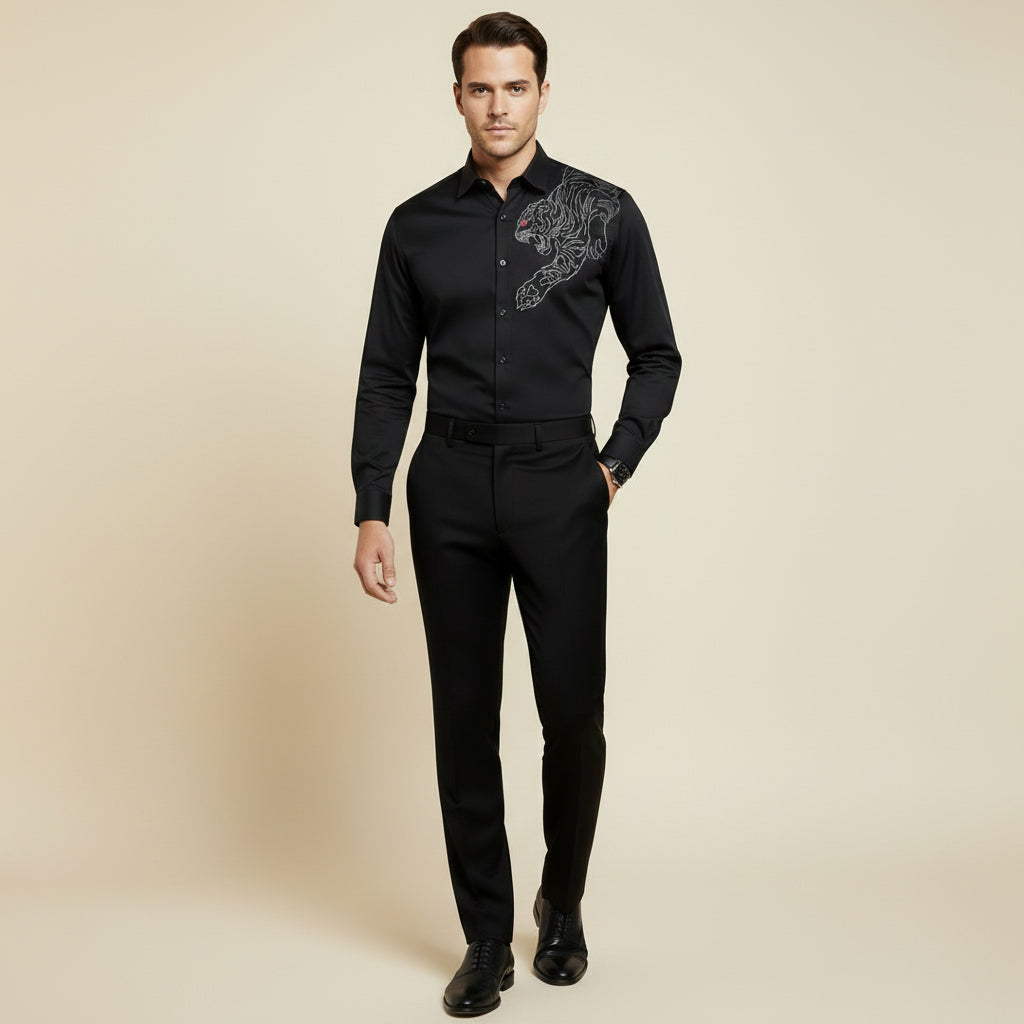 Krodha Vyaghra Hand-Painted Shirt