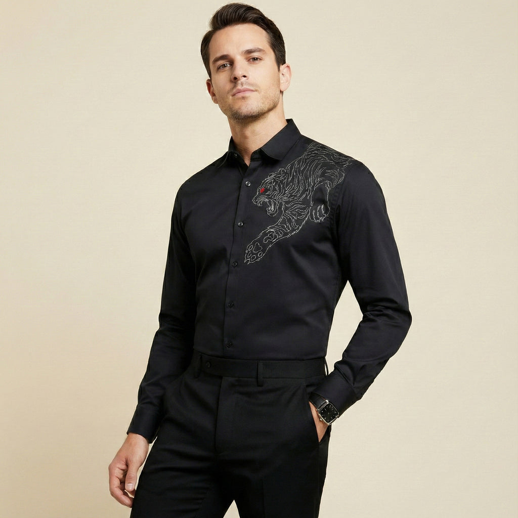 Krodha Vyaghra Hand-Painted Shirt