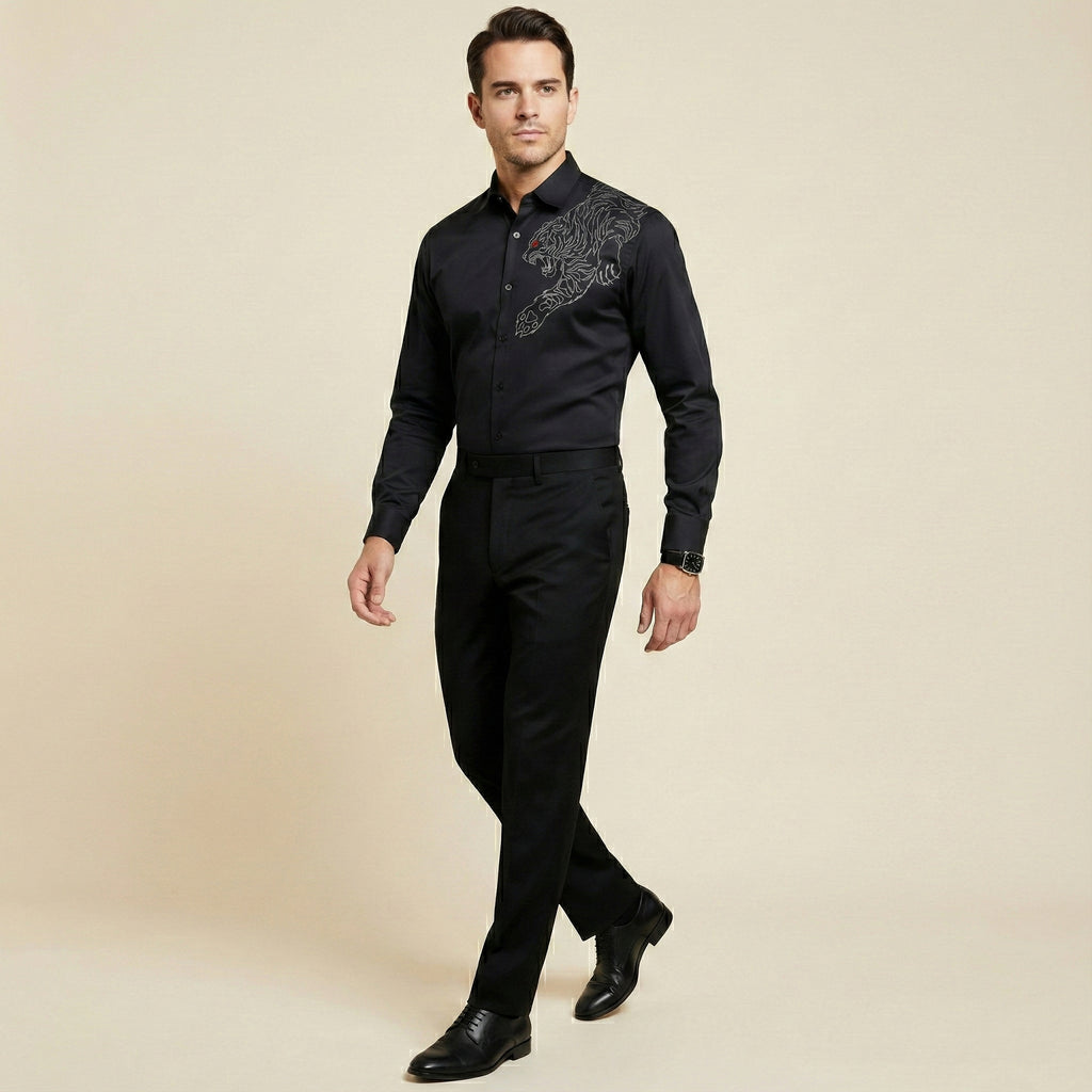 Krodha Vyaghra Hand-Painted Shirt