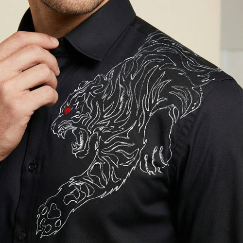 Krodha Vyaghra Hand-Painted Shirt