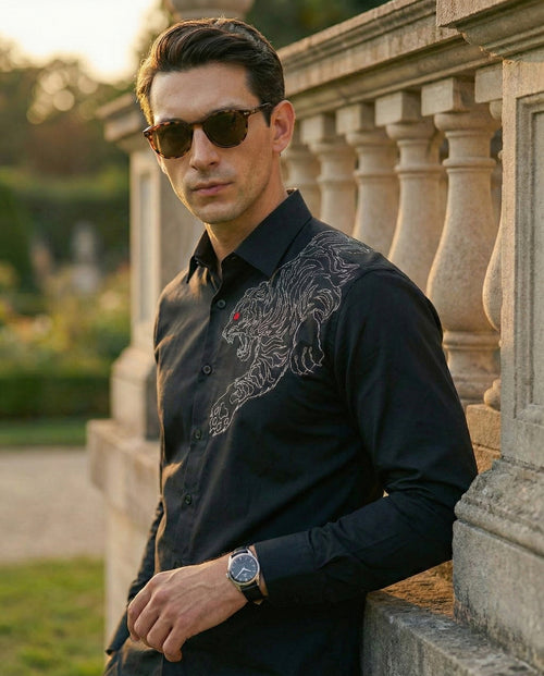 Krodha Vyaghra Hand-Painted Shirt