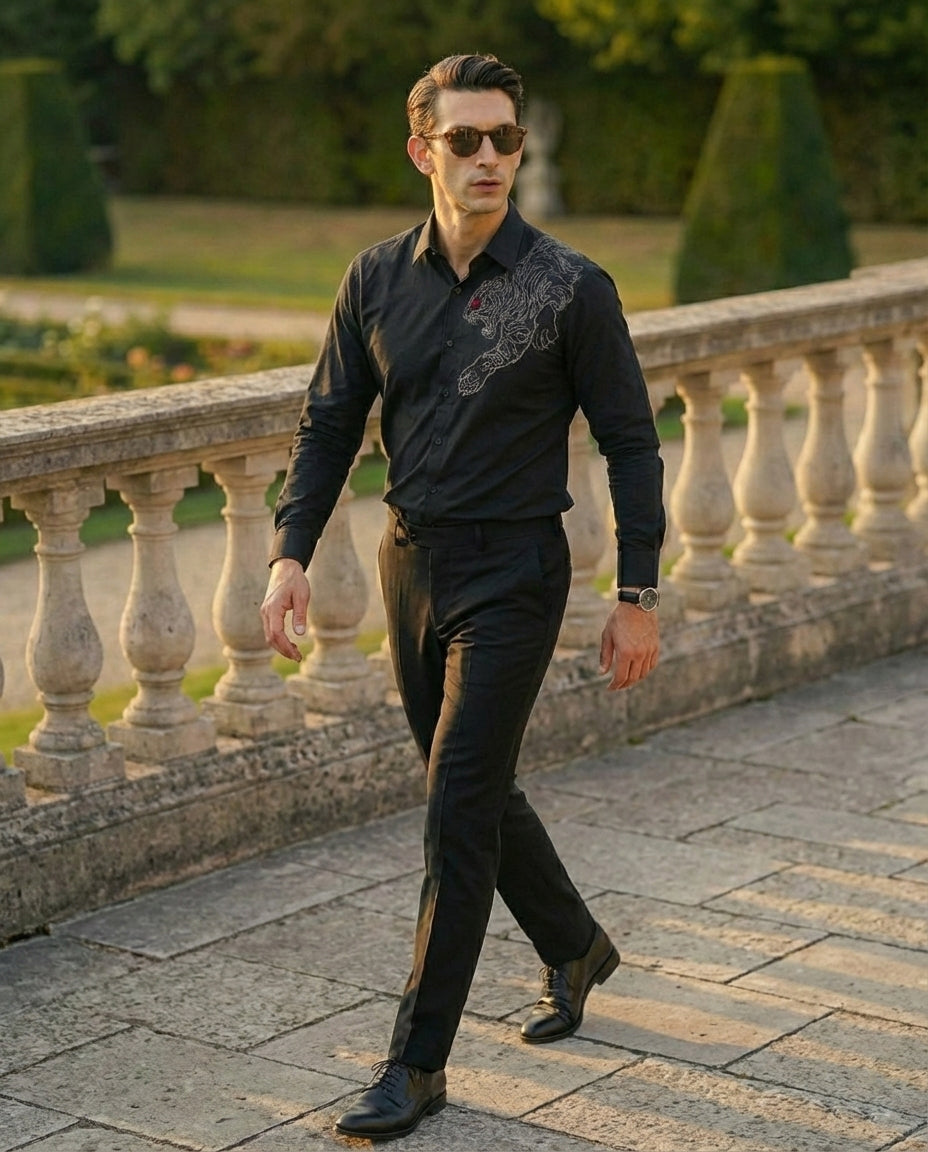 Krodha Vyaghra Hand-Painted Shirt