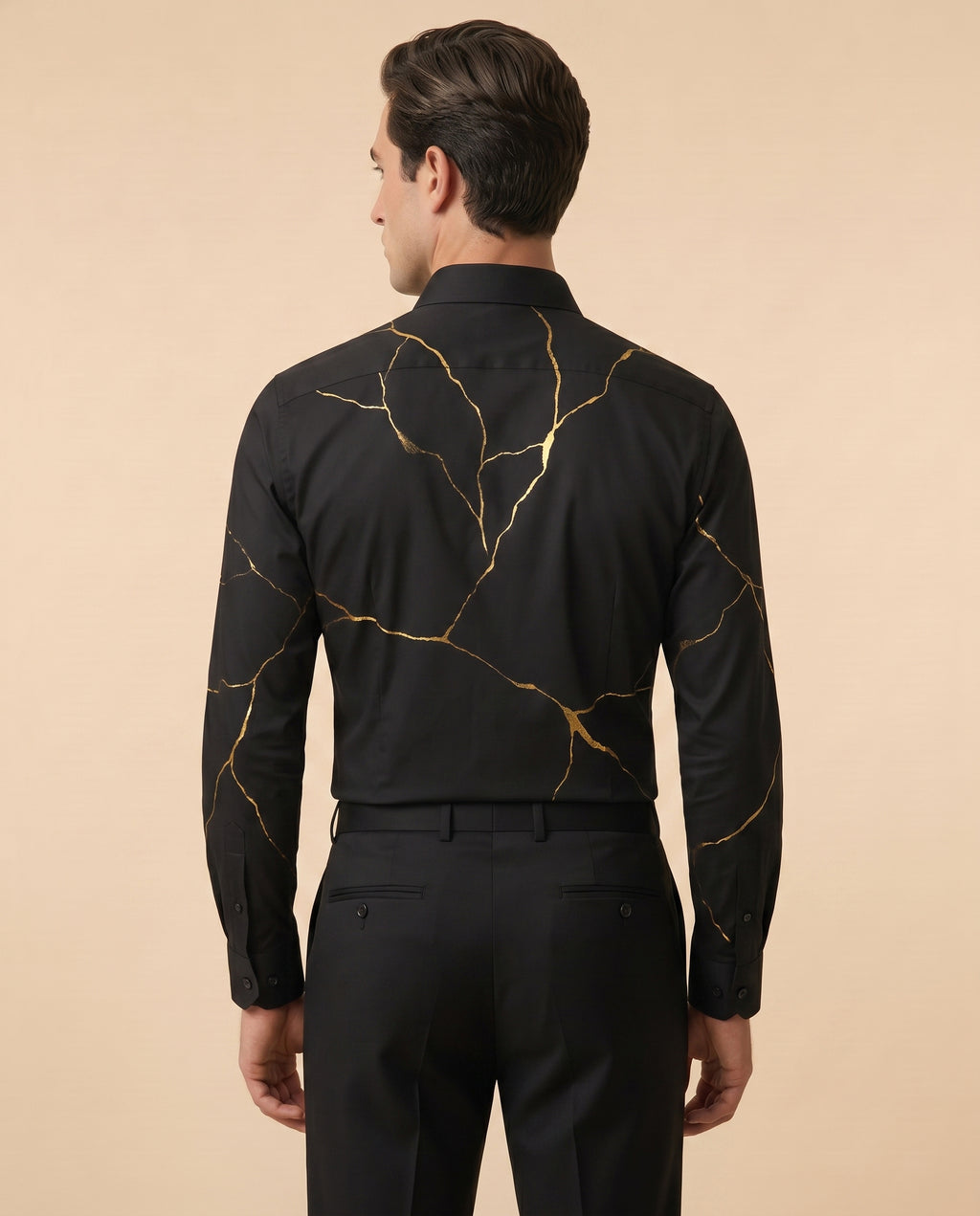 Kintsugi Hand-Painted Shirt
