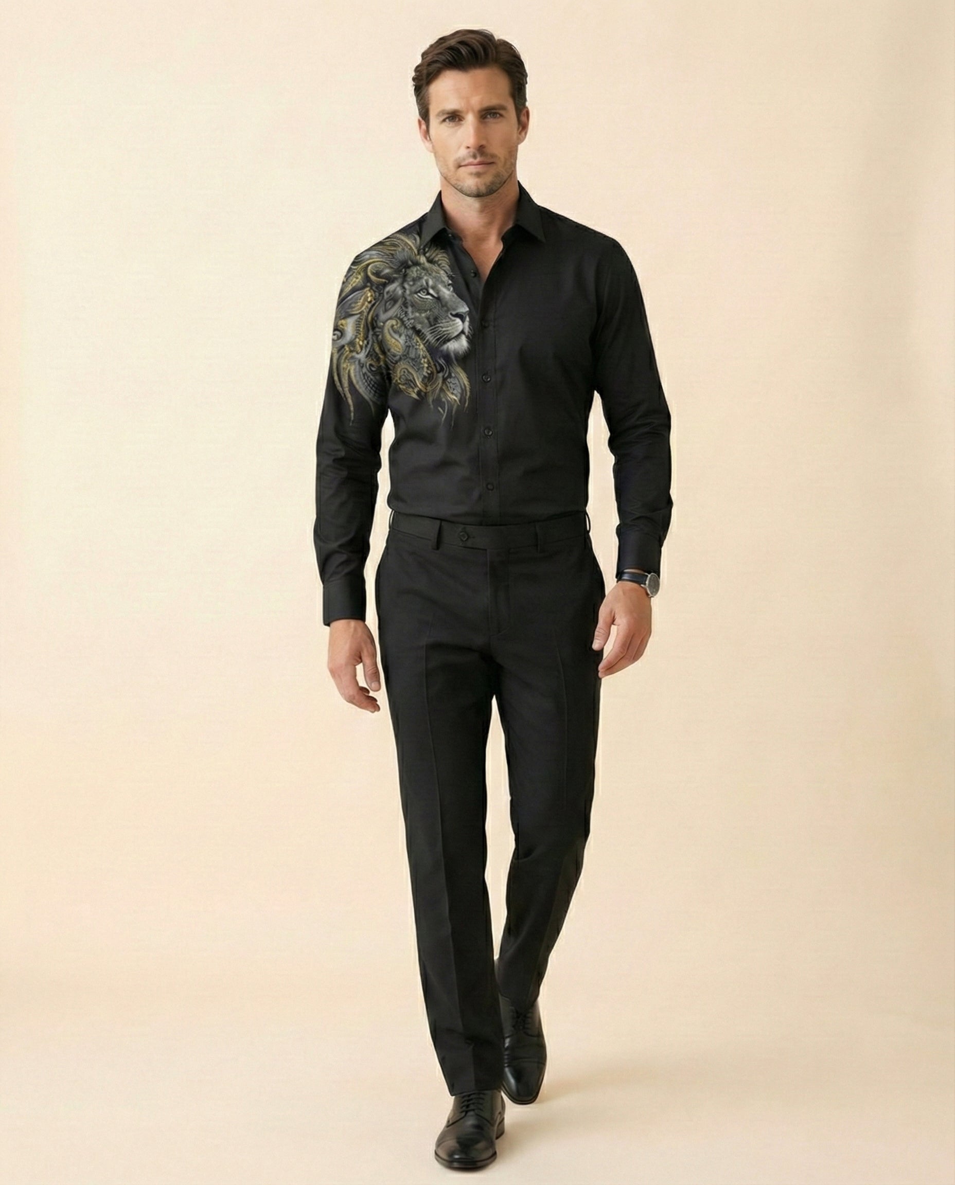 Regnum Leonum Hand-Painted Shirt