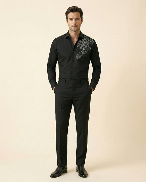 Krodha Vyaghra Hand-Painted Shirt