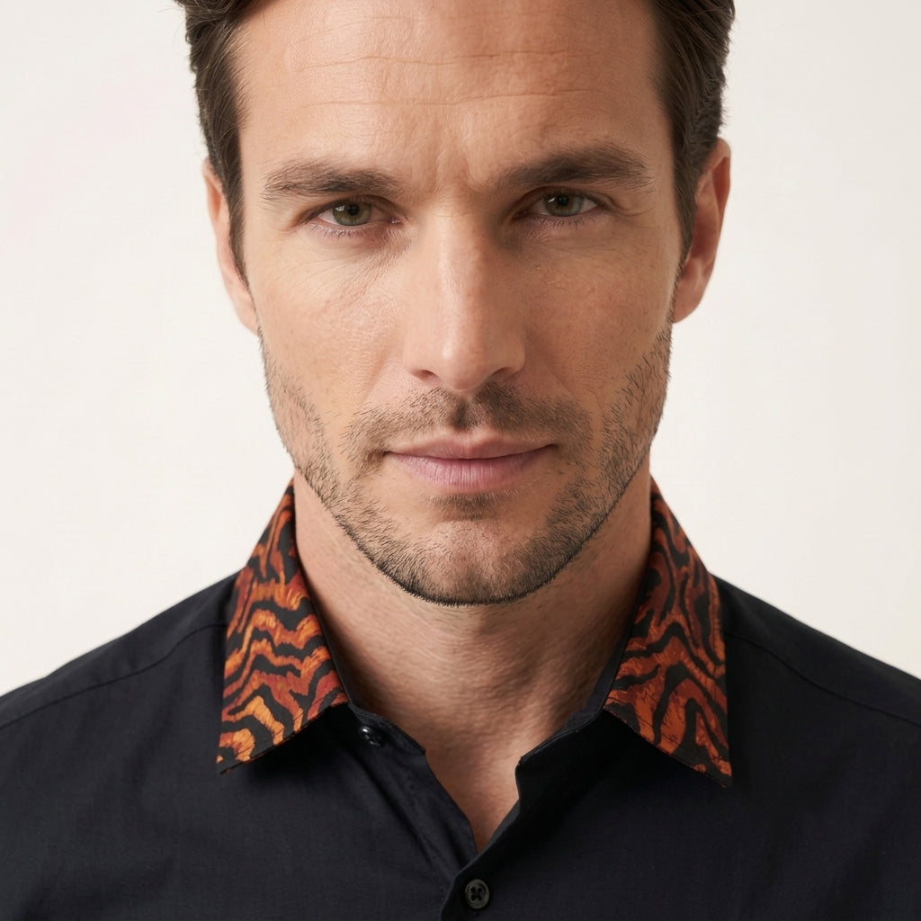 The Tiger Crest Hand-Painted Shirt