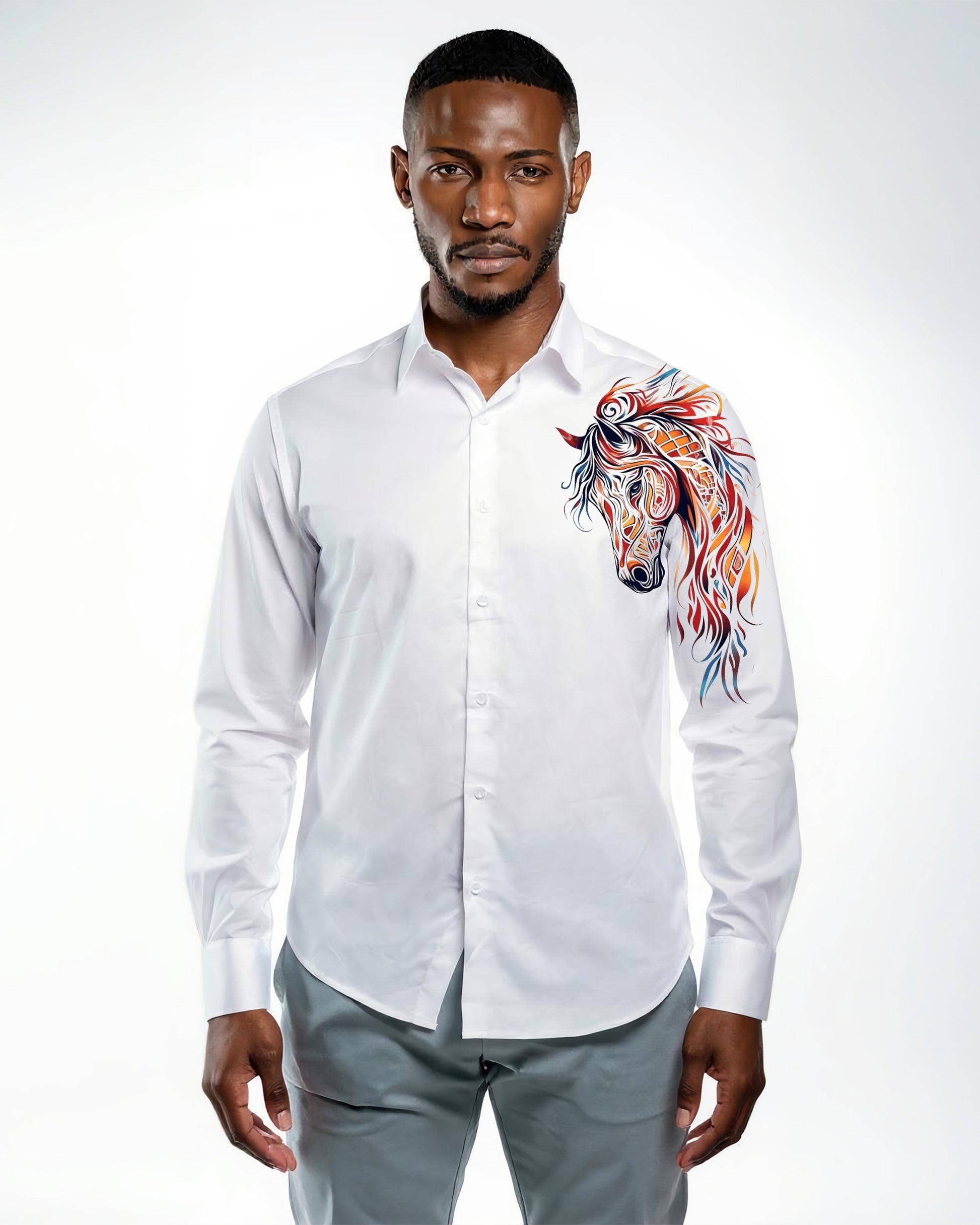 Vaayu Veera Hand-Painted Shirt