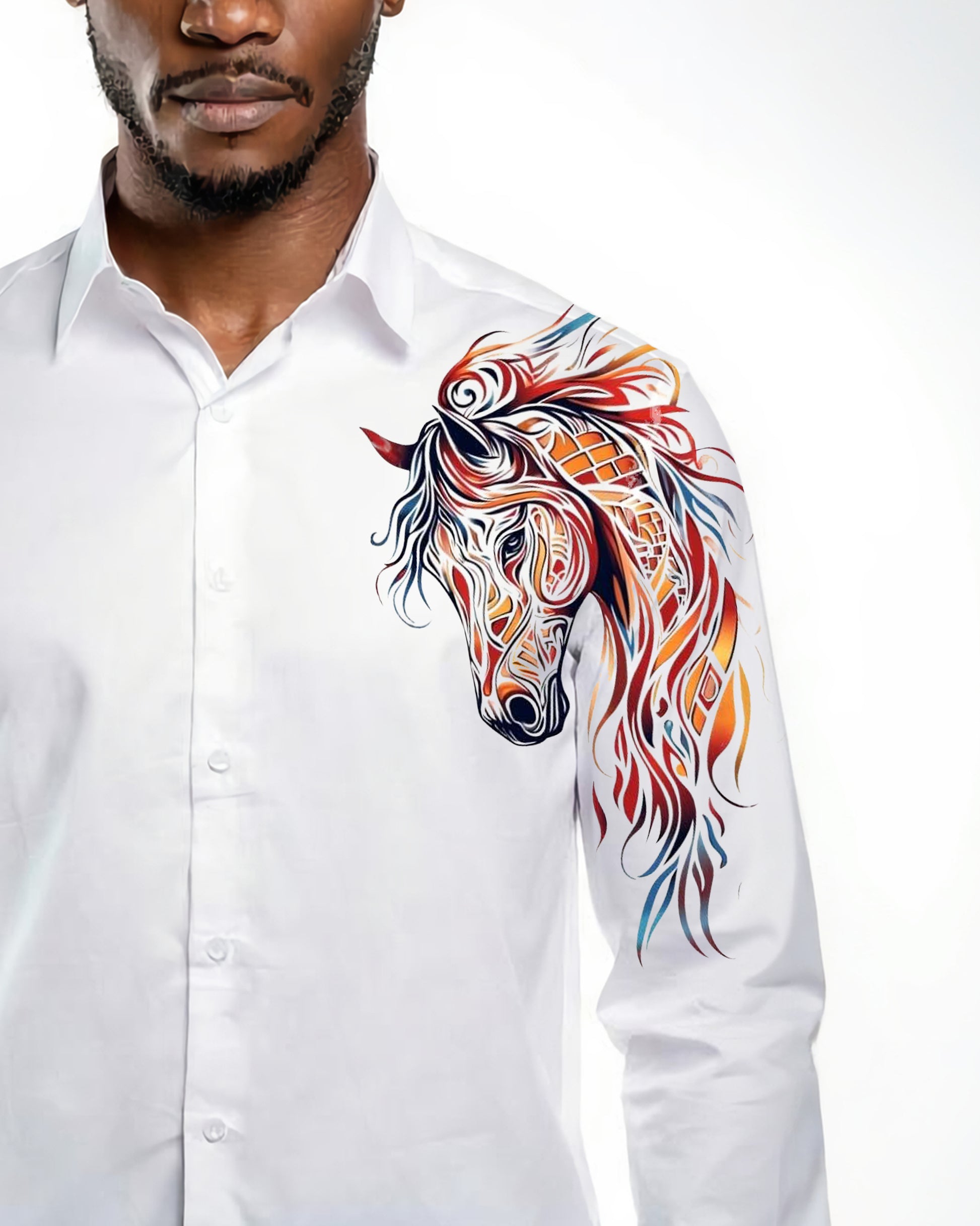 Vaayu Veera Hand-Painted Shirt