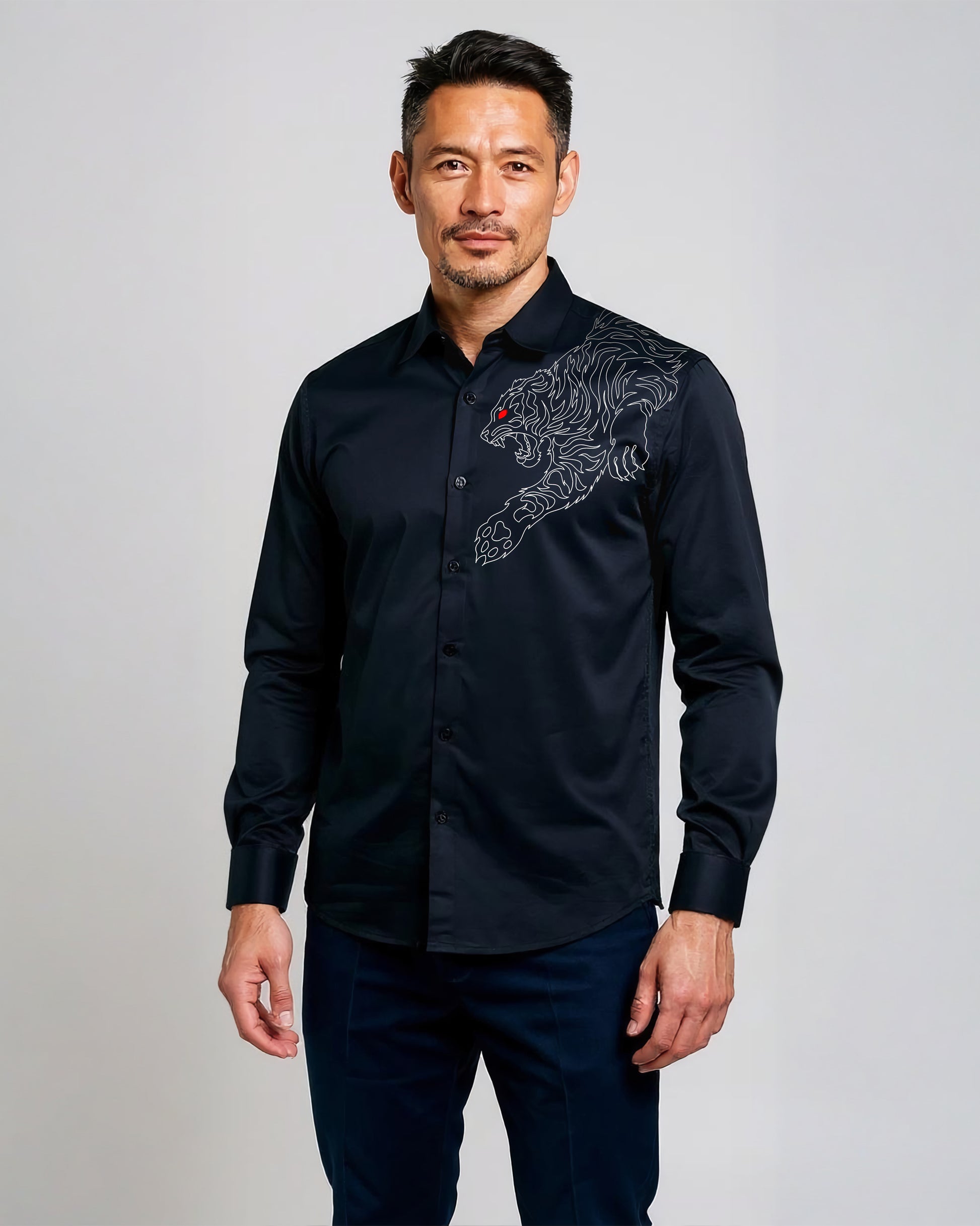 Krodha Vyaghra Hand-Painted Shirt