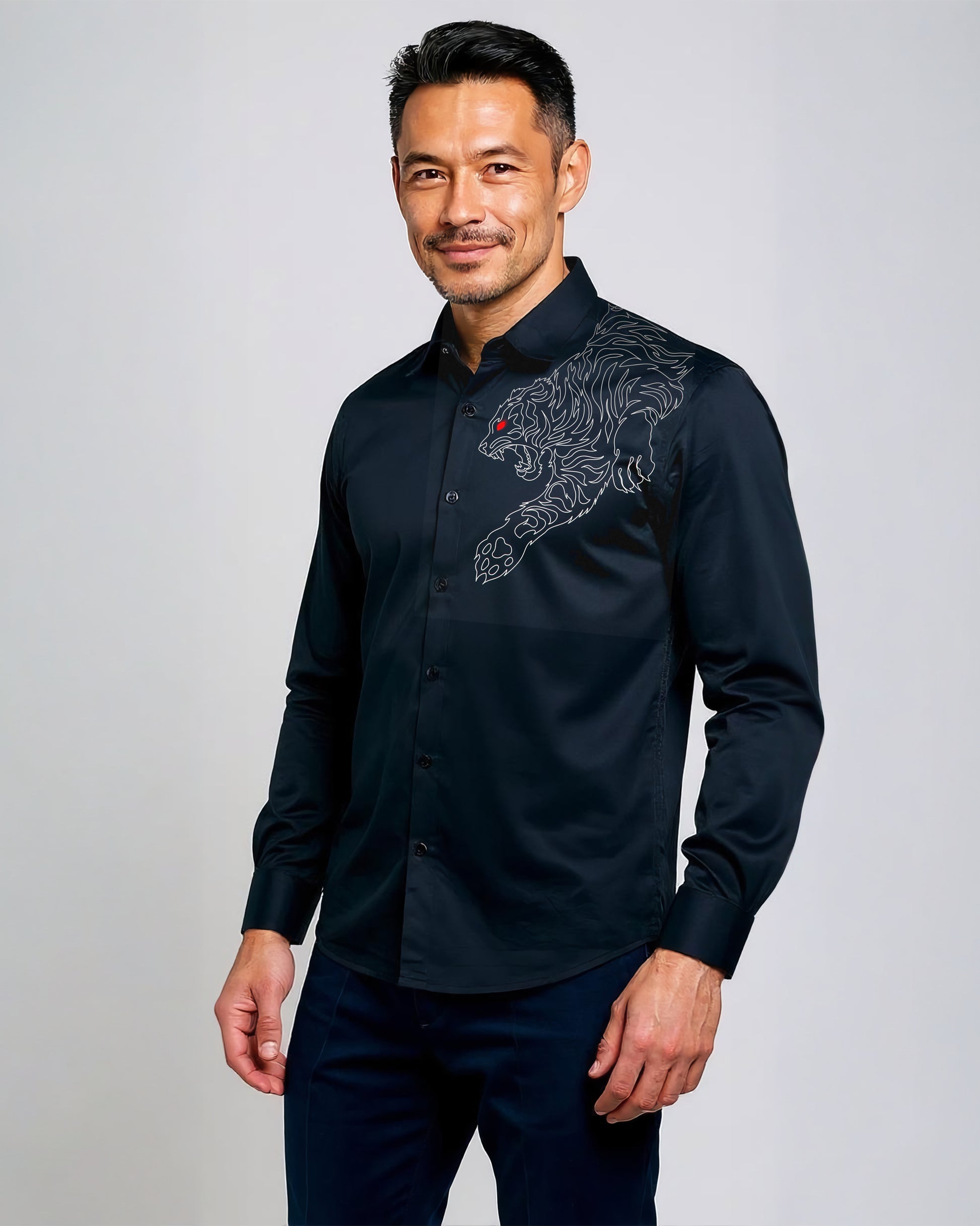 Krodha Vyaghra Hand-Painted Shirt